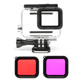 Kit Case/filtros Para Mergulho Gopro Hero 5/6/7 Black