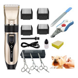 Kit Maquina Tosa Profissional Tesouras E Alicate Para Pets