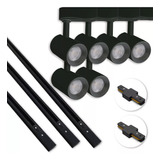 Kit Eletreficado Trilhos 3m + 6 Spots Led 15w Bivolt 3 Tons