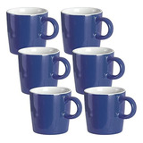 Homedge Mini Taza De Café Espresso De Porcelana, 4 Onzas [u]