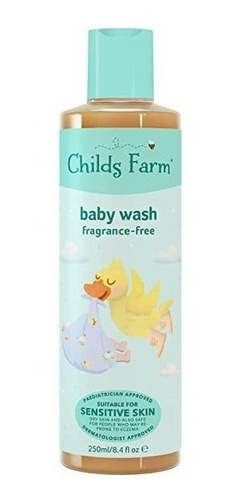 Childs Farm Baby Wash Sin Fragancia 8.5 fl Oz