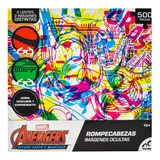 Marvel Avengers Rompecabezas Imagenes Ocultas 500pz Novelty