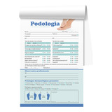 1 Ficha Anamnese De Podologia Bloco Com 100 Fls - 14,8x21cm