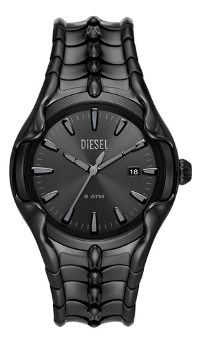 Reloj Hombre Diesel Vert Acero Color De La Correa Negro