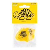 Palheta Dunlop Tortex Sharp 0.73mm 12 Unid. Mod 412p Cor Amarelo