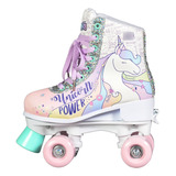 Patin Artistico Extensible Talle Unicornio Nena Niña Roller 