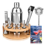 Juego Coctelera Set Utensilios Cóctel De Bar Inoxidable 12pk