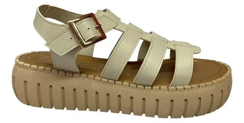 Huarache Sandalia Plataforma Moda Confort Moderna Dama 750