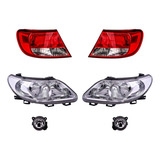 Faros + Calaveras + Neblineros Depo P/volkswagen Gol 09-12