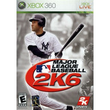 Major League Baseball 2k6 Xbox 360 Jogo Fisico