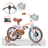 Bicicleta Infantil Feminina Antonella Selim Pu Aro 12 Nathor