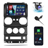 Estéreo De Coche Android Para Jeep Wrangler 2007-10 (2 Puert