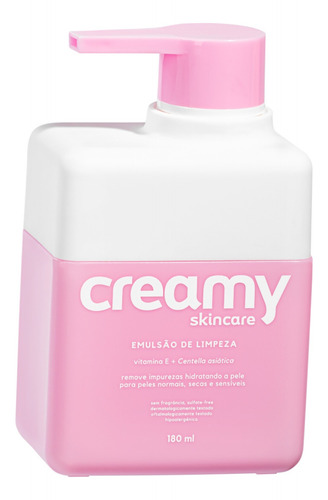 Creamy Emulsão De Limpeza 180ml