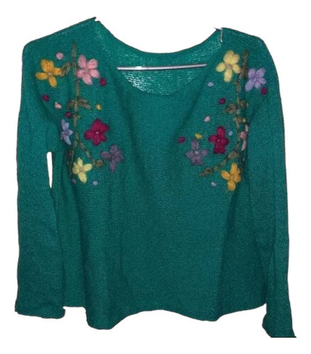 Sweater Mohair Bordado