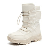 Botas Masculinas De Cano Alto Para Neve Para Alpinismo.