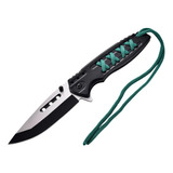 Cuchillo Navaja Semiautomática Para Supervivencia Camping