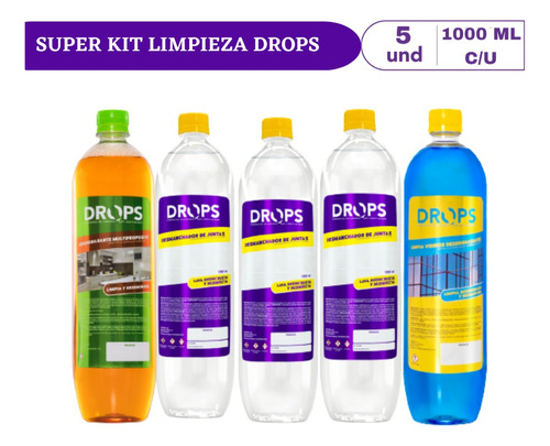 Super Kit Limpieza Drops - L a $20000