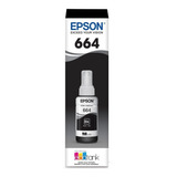 Botella De Tinta Epson 664 Negro