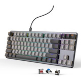 Cidoo Teclado Mecánico Rgb De 87 Teclas, Teclado Para Juegos