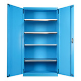 Armario Storage Compat 102x55x200cm Para 800 Kg Eficient Color Azul