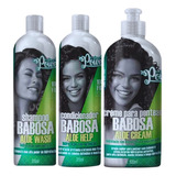 Kit Shampoo + Condicionador + Creme De Babosa Soul Power