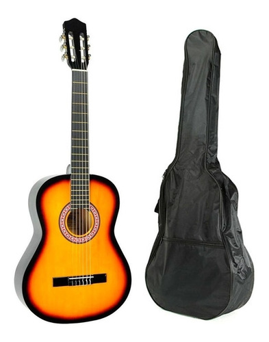 Guitarra Clásica Infantil Alaguez Azgs30 Para Diestros Sunburst