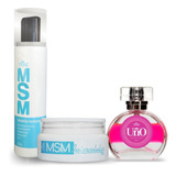 Kit Msm Intercelular Reestruturador + Perfume Capilar Uno
