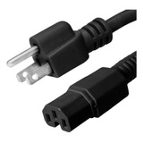 Cable De Poder C15 A Nema 5-15 14awg 15a 125v Iec-320-c15