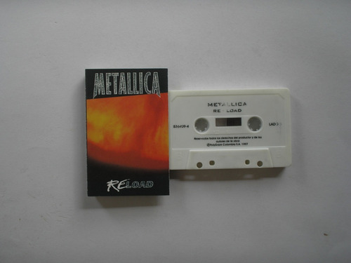 Metallica Re Load Casete Primera Edicion Colombia 1997