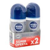 Desodorante Nivea Men Silver Protect Pack X2