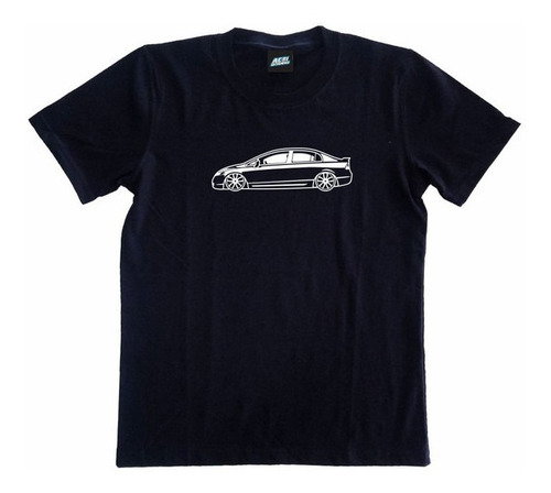 Remera Fierrera Honda 011 7xl Civic 8va Gen Sedan Si Side