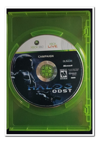 Halo 3 Odst Campaign, Juego Xbox 360 Español