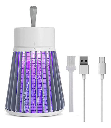  Lámpara Led Mata Mosquitos Y Moscas Insectos Con Cable  Usb