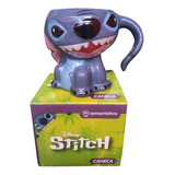 Caneca 3d Lilo E Stitch Alça Orelha Disney 250ml