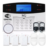 Alarma Wifi Gsm Telefono Alerta App Inalambrica Control Celular Kit Sensores Seguridad Sistema Vecinal Casa Negocio 