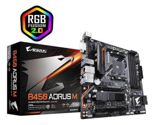 Placas-mãe B450 Aorus M Amd Am4 Matx Ddr4