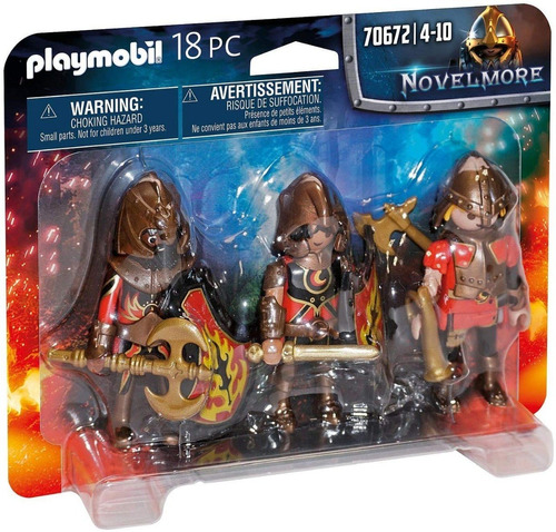 Playmobil Novelmore 70672 - Set De 3 Bandidos De Burnham