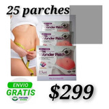 25 Parches De Abdomen Vientre Mymi Wonder Patch Reductor