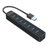 Hub Orico Twu3-7a Usb 3.0 7 Portas - Preto