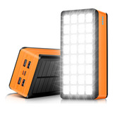 Cargador Solar 60000 Mah Portatil Con 32 Luces Led - O