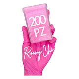 200 Toallas Para Limpiar Adhesivo Extensiones Pestañas Rosa