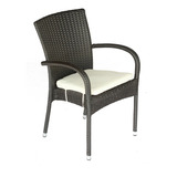 Silla Lujo Rattan & Aluminio By Luxury Garden Lg806