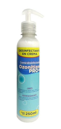 Crema Antibacterial Sanitizante Desinfectante 250 Ml 48pzas