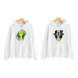 Buzo Hoodies Saco De Pareja Color Blanco Alien 