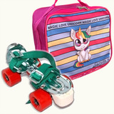 Combo - Patines Extensibles Leccese Rock + Bolso Unicornio