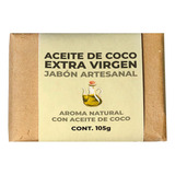 Jabón Artesanal De Aceite Coco Extra Virgen 105g (10 Pzas)