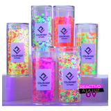 Glitter Escamas Mix Colores Fluo Pintafan 15 Grs