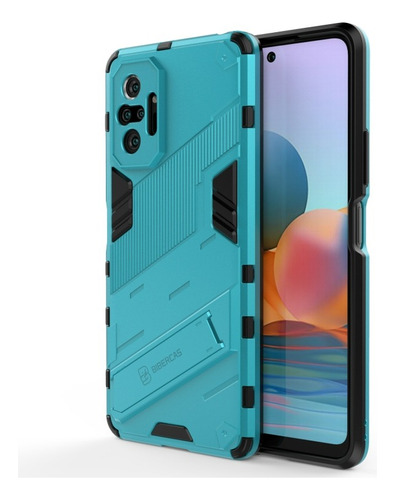 Funda Uso Rudo Para Xiaomi Redmi Note 10 Pro + Mica Pengke 