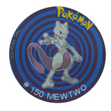 Mousepad De Tazo Pokemon Modelo #150 Mewtwo