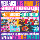 Megakits Imprimibles Colorear Actividades Didáctico Cuentos 